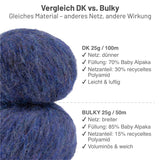 Alpawool® Baby 100 Light HF236 - 6er Set Alpakawolle Dunkelblau Melange