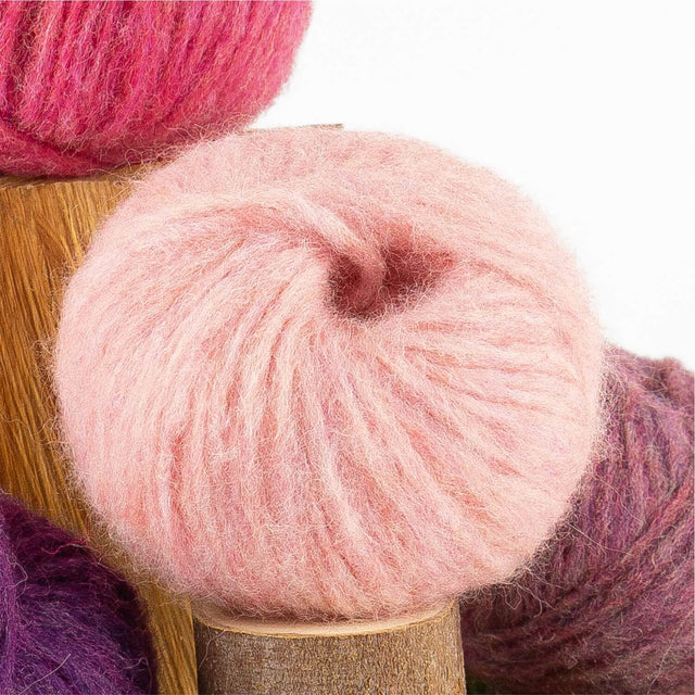 Alpawool® Baby 50 Light HF161 - 6er Set Alpakawolle Perlrosa Melange
