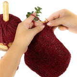 Alpawool® Baby 100 Light HF179 - 6er Set Alpakawolle Weinrot Melange