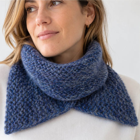Alpawool® Baby 100 Light HF236 - 6er Set Alpakawolle Dunkelblau Melange