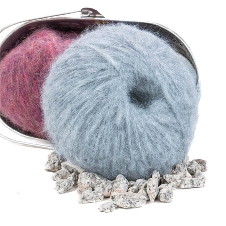 Alpawool® Baby 130 BIG &amp; LIGHT HF241 - 4x50g Laine d'alpaga Glacier Melange