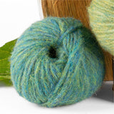 Alpawool® Baby 50 Light HF266 - 6er Set Alpakawolle Blau-Grün Melange