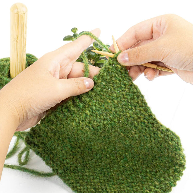 Alpawool® Baby 100 Light HF285 - 6er Set Alpakawolle Mittelgrün Melange