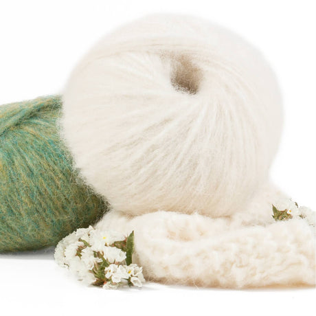 Alpawool® Baby 130 BIG &amp; LIGHT NFA01 - 4x50g Laine d'Alpaga Naturelle