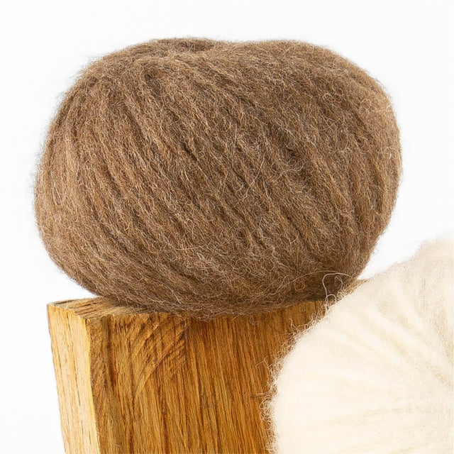Alpawool® Baby 50 Light NFA06 - 6er Set Alpakawolle Braun