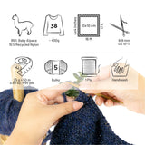 Alpawool® Baby 50 Light HF236 - 6er Set Alpakawolle Dunkelblau Melange