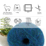 Alpawool® Baby 50 Light HF259 - 6er Set Alpakawolle Deep Ocean Melange