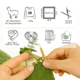 Alpawool® Baby 50 Light HF285 - 6er Set Alpakawolle Mittelgrün Melange