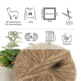 Alpawool® Baby 50 Light NFA06 - 6er Set Alpakawolle Braun