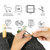 Alpawool® Baby 50 Light NFA14 - 6er Set Alpakawolle Anthrazit