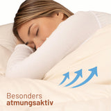 ALPAWOOL® Herbst Winter warme Bio-Bettdecke 135 x 200 cm 1.400 g Premium Alpaka Vers. 2.0