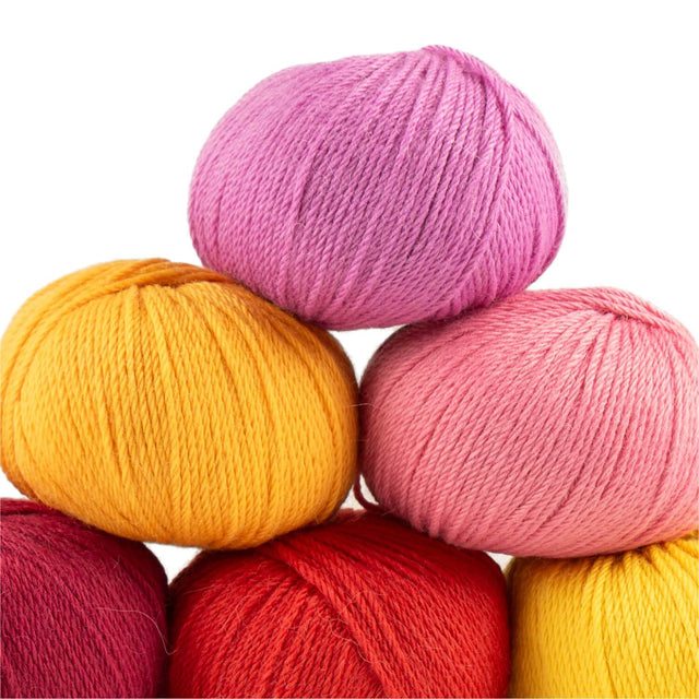 Alpawool® Baby 100 DK CF202 - 6x50g Alpakawolle Berry Sorbet