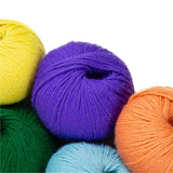 Alpawool® Baby 100 DK CF226 - 6x50g alpaca wool Sugar Purple