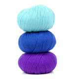 Alpawool® Baby 100 DK CF233 - 6x50g alpaca wool Misti Blue