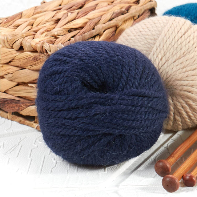 Alpawool® Baby 50 Bulky CF239 - 6x50g Alpakawolle Dunkelblau