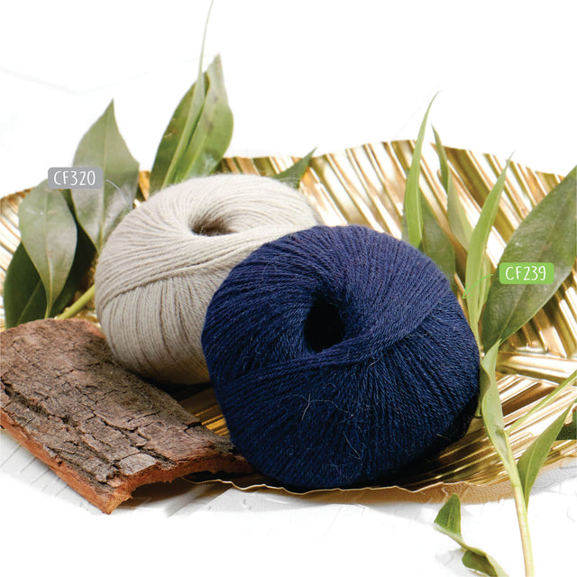 Alpawool® Baby 200 Fingering CF239 - 6x50g Alpaca Wool Dark Blue