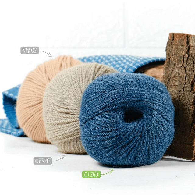 Alpawool® Baby 100 DK CF245 - 6x50g alpaca wool denim blue