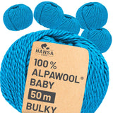 Alpawool® Baby 50 Bulky CF254 - 6x50g Alpakawolle Midnight Pulse
