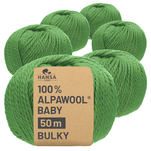 Alpawool® Baby 50 Bulky CF284 - 6x50g Alpakawolle Salbei