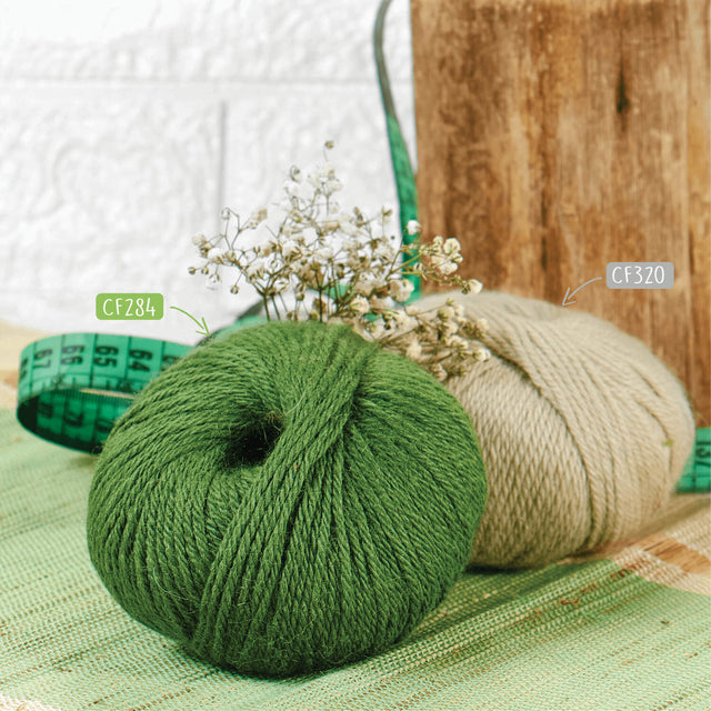 Alpawool® Baby 100 DK CF284 - 6x50g Alpaca Wool Sage