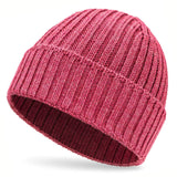 ALPAWOOL® Baby 100 bonnet femme et homme framboise crème chiné (HF191)
