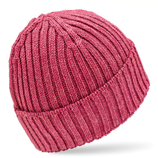 ALPAWOOL® Baby 100 bonnet femme et homme framboise crème chiné (HF191)
