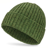 ALPAWOOL® Baby 100 women's and men's hat medium green heather (HF285)