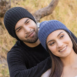 ALPAWOOL® Baby 100 bonnet femme et homme noir (NFA15)