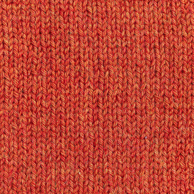 ALPAWOOL® Baby 100 Strick-Set Mütze Orange Melange HF149