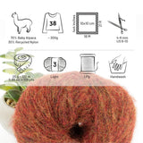 Alpawool® Baby 100 Light HF158 - 6er Set Alpakawolle Herbstlaub Melange