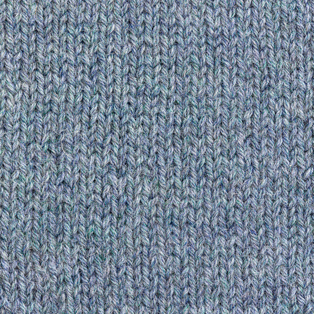 ALPAWOOL® Baby 100 Strick-Set Mütze Grau-Grün Melange HF243
