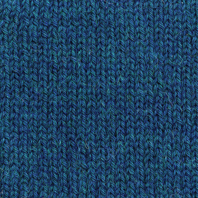 ALPAWOOL® Baby 100 Strick-Set Mütze Deep Ocean Melange HF259
