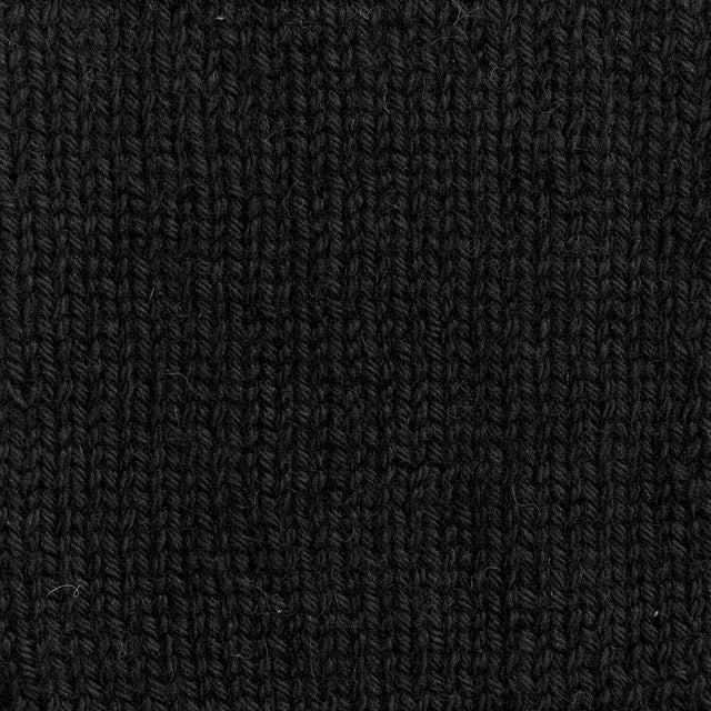 ALPAWOOL® Baby 100 Strick-Set Mütze Schwarz NFA15