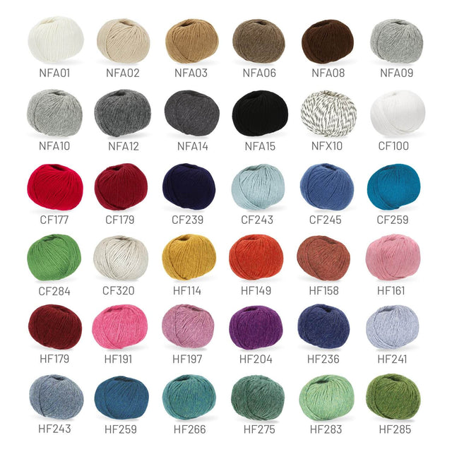 Alpawool® Baby 100 DK HF266 - 6x50g Alpaca Wool Blue-Green Melange