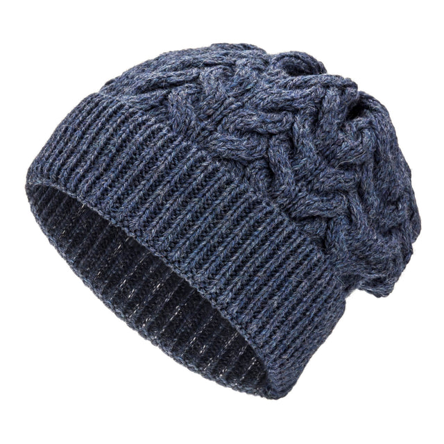 ALPAWOOL® Baby 50 women's and men's hat dark blue heather (HF236)