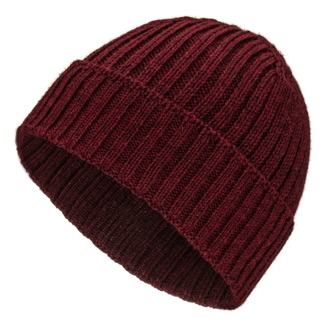 ALPAWOOL® Baby 100 bonnet femme et homme bordeaux chiné (HF179)