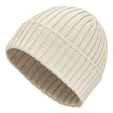 ALPAWOOL® Baby 100 Women's and Men's Hat Natural Wool White (NFA01)