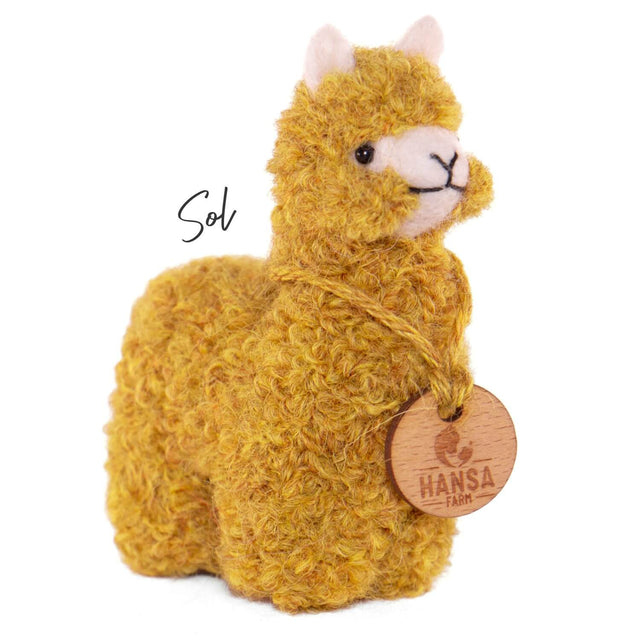 Mini Alpaka Stofftier HF114