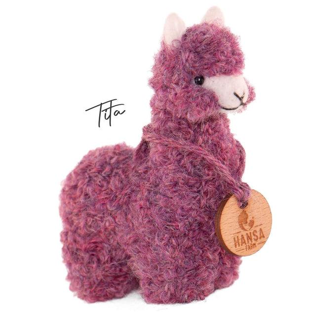 Peluche mini alpaga HF197