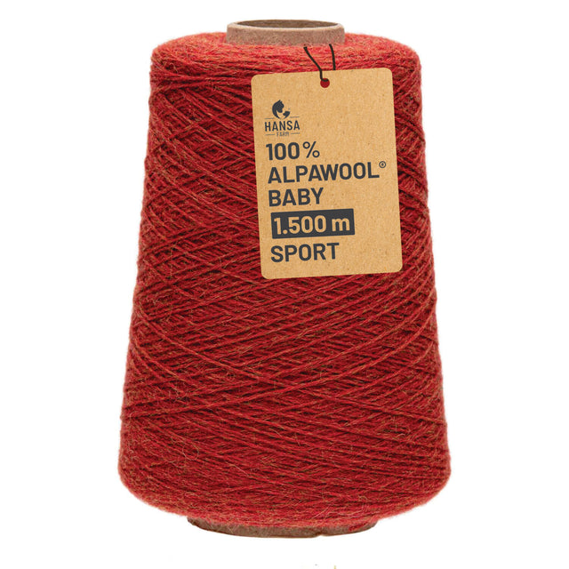 Alpawool® Baby 150 Sport HF149 - 500g Alpakawolle Kone Orange Melange