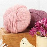 Alpawool® Baby 50 Bulky HF161 - 6x50g Alpakawolle Perlrosa Melange