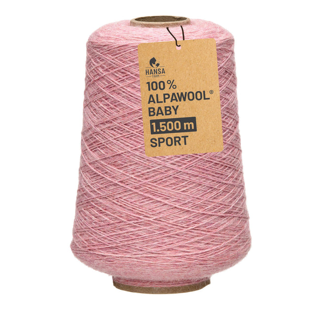 Alpawool® Baby 150 Sport HF161 - 500g Alpakawolle Kone Perlrosa Melange