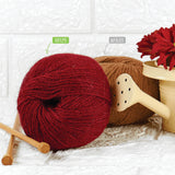 alpacare® Baby 100 DK washable HF179 - 6x50g alpaca wool wine red melange