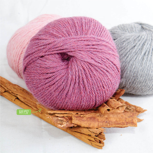 Alpawool® Baby 150 Sport HF197 - 6x50g Alpaca Wool Berry Melange