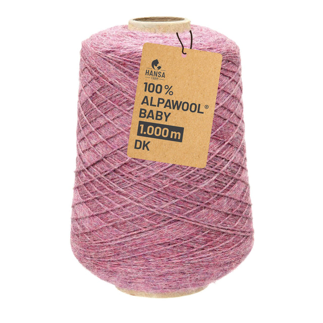 Alpawool® Baby 100 DK HF197 - 500g Alpakawolle Kone Beere melange