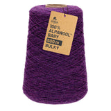 Alpawool® Baby 50 Bulky HF204 - 500g Alpakawolle Kone Lila Melange