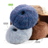 Alpawool® Baby Brushed HF236 - 4x50g Alpakawolle Dunkelblau Melange