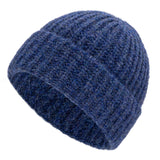 ALPAWOOL® Baby Big & Light Damen und Herren Mütze Dunkelblau Melange (HF236)