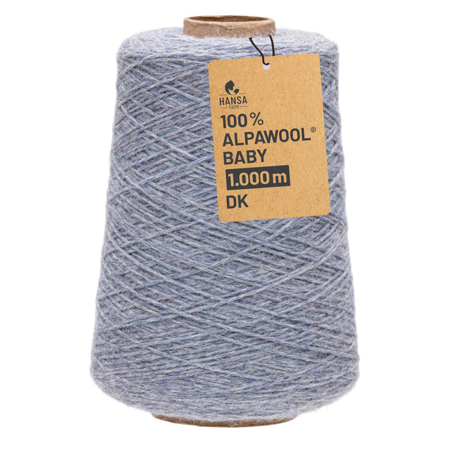 Alpawool® Baby 100 DK HF241 - 500g Alpakawolle Kone Gletscher Melange