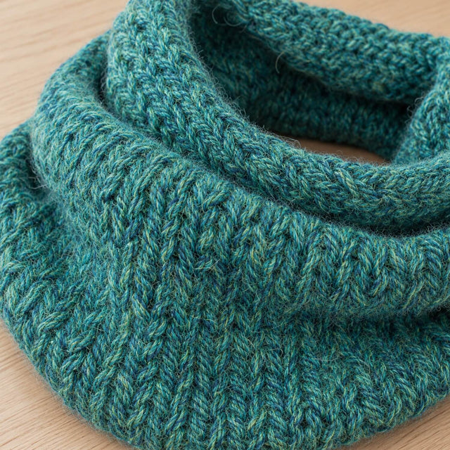 alpacare® Baby 100 DK washable HF266 - 6x50g alpaca wool blue-green melange